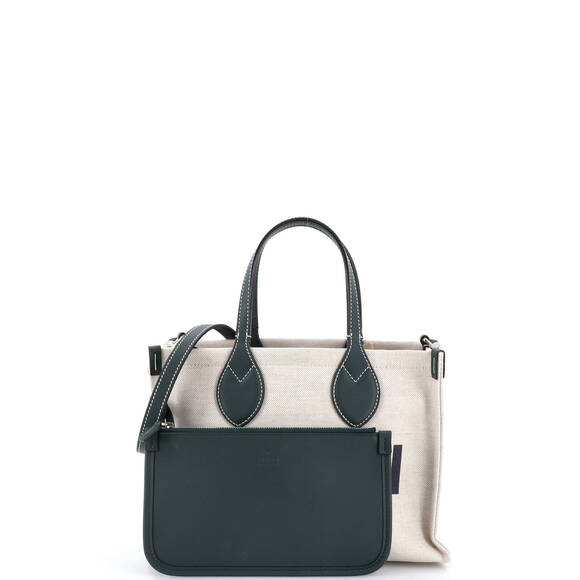 Gucci Logo Shopper Tote Printed Canvas #201980G15B - Picture 2 of 7